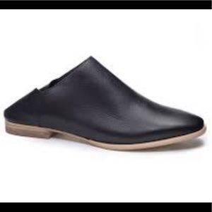 Chinese Laundry Women's Black Owen Cow Leather Mule sz 10.